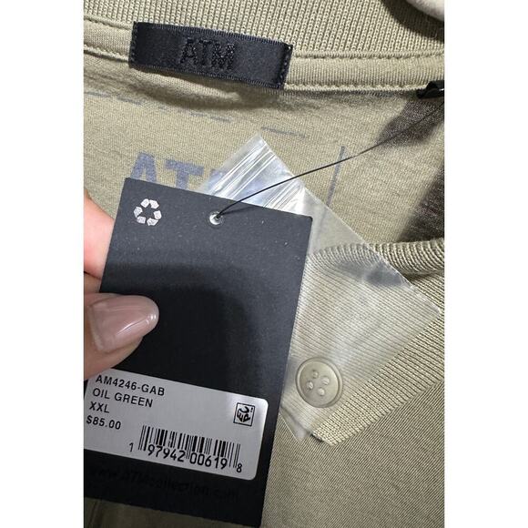 ATM | Classic Jersey Slim-Fit Polo - Picture 2 of 4